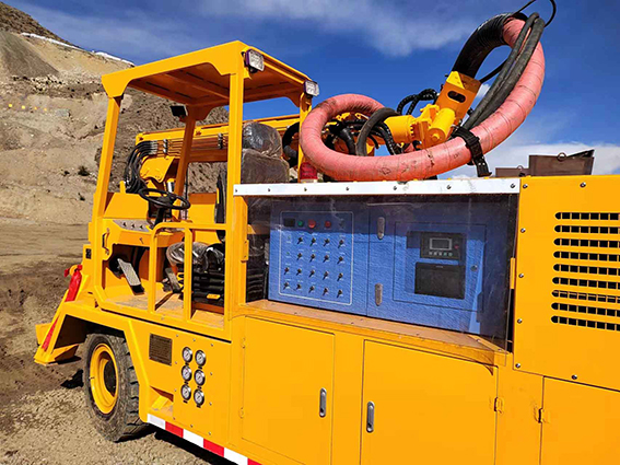 礦用柴油機濕式混凝土噴射車(chē)